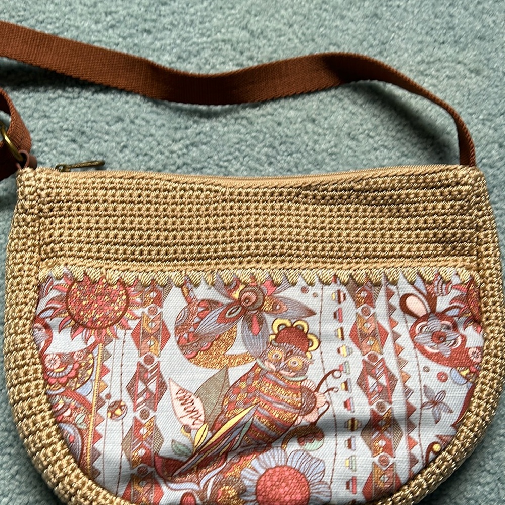 Straw weave Sakroots multi colour